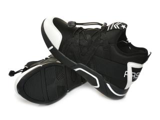 Buty sportowe SNEAKERSY BOTKI damskie CZARNE /92-5/