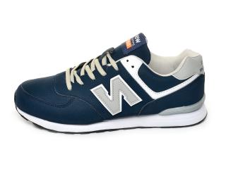 BUTY SPORTOWE SNEAKERSY GRANATOWE/SZARE