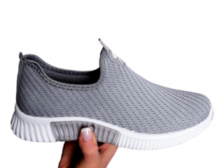 Buty sportowe szare wsuwane skech