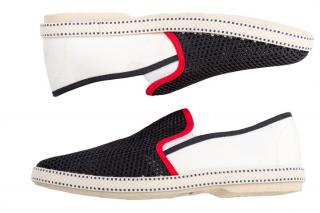 Buty sportowe TENISÓWKI CASUAL na lato WSUWANE siateczka