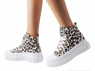 Buty Sportowe Trampki Damskie Na Platformie
