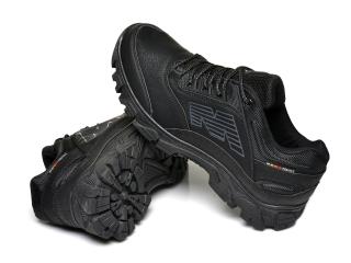 Buty sportowe TREKKINGOWE męskie ADIDASY CZARNE /2018-1/