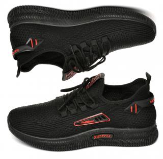 Czarne/Czerwone Buty Sportowe Designed 2021