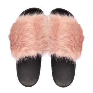 KLAPKI DAMSKIE FUTERKO M.PINK