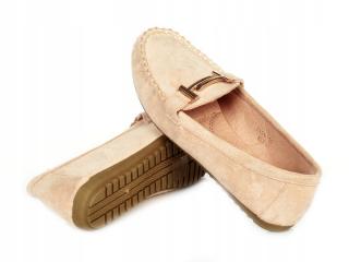 MOKASYNY BALERINY BALETKI damskie SLIP ON płaskie