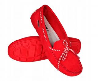 MOKASYNY BALERINY damskie SLIP ON płaskie /MH04-2/