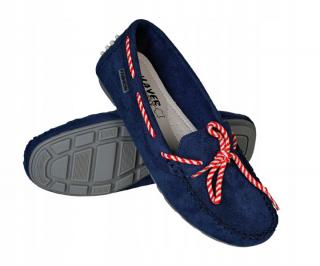 MOKASYNY BALERINY damskie SLIP ON płaskie /MH04-4/