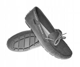 MOKASYNY BALERINY damskie SLIP ON płaskie /MH04-5/