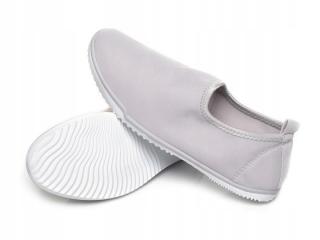 TRAMPKI TENISÓWKI BALERINKI lekkie SZARE SLIP ON