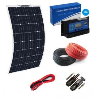 PANEL SOLARNY ELASTYCZNY 100W + REGULATOR 10A ZESTAW