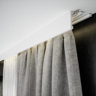 Creativa LK-01 Lightblocker - Listwa karniszowa z opcją LED (Malowana na biało)
