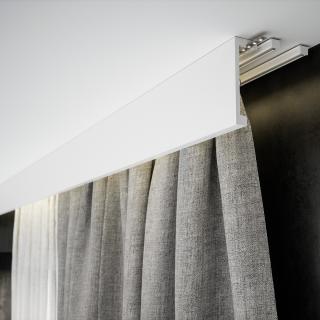 Creativa LK-02 Lightblocker - Listwa karniszowa z opcją LED (Malowana na biało)