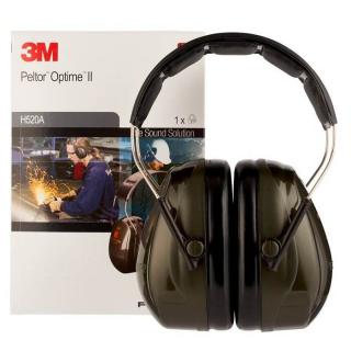3M Peltor Optime II Nauszniki Słuchawki Ochronne Przeciwhałasowe H520A