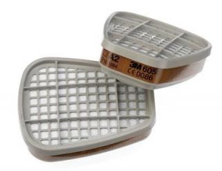 3M Pochłaniacz 6055 A2 Filtr Węglowy na Gazy i Pary Organiczne 2 szt