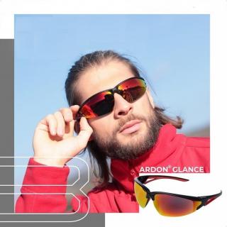 Ardon Glance Okulary Antyreflekcyjne REVO Dymne Przeciwodpryskowe