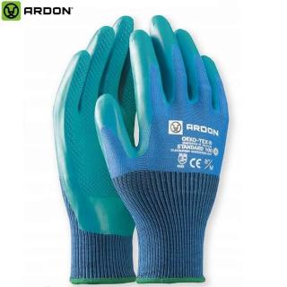 Ardon Green Touch Rękawice Robocze Powlekane Gumą OEKO-TEX 7,8,9,10,11