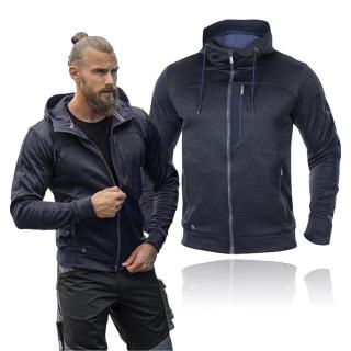 Bluza Robocza Ardon 3DBreathe H5981 Męska Oddychająca Sportowa Melange Granatowa S-4XL