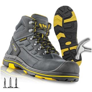 Buty Robocze Męskie Podnosek Wkładka Bez Metalu BHP VM FOOTWEAR DORTMUND S7L FO HRO SR ESD 41-47