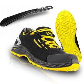 Buty Robocze Półbuty Ochronne Elastyczne Wygodne VM California S3 ESD+Łyżka do Butów VM Rozmiary 36-49