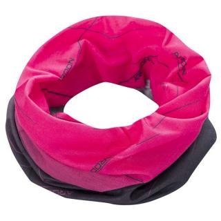 Chusta Wielofunkcyjna ARDON CREATRON H6632 Stylowa Damska Bandama Komin czarno-różowa
