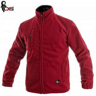 CXS Otawa Gruba i Ciepła Bluza Polarowa Polar Roboczy gramatura 450g/m2 Czerwona S-XXXL