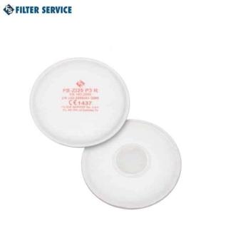 Filtr Przeciwpyłowy Filtrujący do Maski Półmaski Filter Service FS-ZI35 P3 R (2 sztuki)