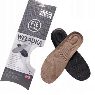 FitClog Wkładki do Klapek Medycznych Kucharskich do Obuwia FitClog Oryginalne 36-42
