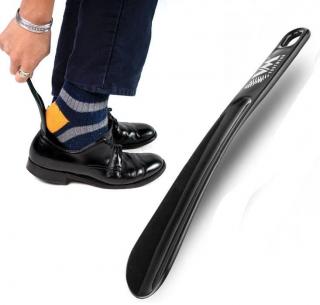 ŁYŻKA DO BUTÓW VM FOOTWEAR 3950 DO OBUWIA SOLIDNA PLASTIKOWA CZARNA DŁUGOŚĆ 25 cm