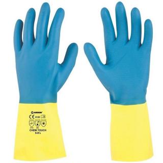 Rękawice Chemiczne Chem Touch Ardon Ochronne Kwasoodporne Robocze Neopren Latex 7-10