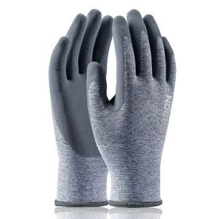 Rękawice Robocze ARDON NATURE TOUCH z Blistrem Powlekane Pianką Lateksową Szare 8-11