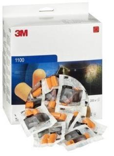 Zatyczki do Uszu 3M 1100 Stopery 1 para Wkładki Przeciwhałasowe z Pianki PU