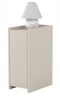 Stolik nocny "NARROW" kaszmir, wąski 25cm