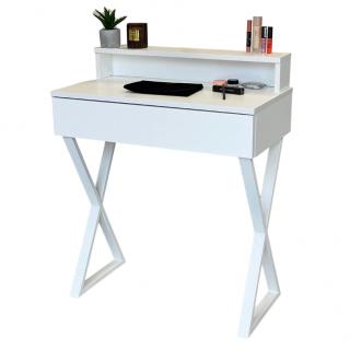 Toaletka / konsola "LENA PLUS" biały mat 75cm, białe X