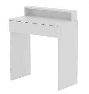 Toaletka / konsola "MILA PLUS" biała 75cm