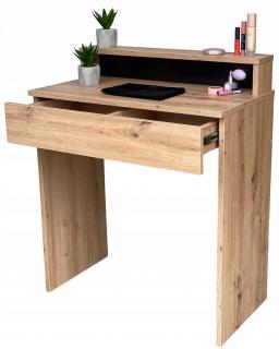 Toaletka / konsola "MILA PLUS" dąb artisan 75cm
