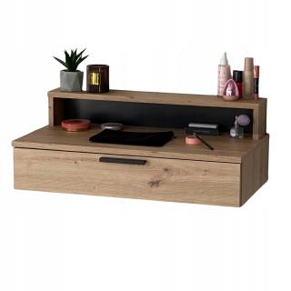 Toaletka / konsola wisząca "LENA PLUS" dąb artisan 75cm