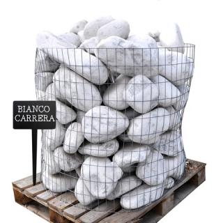 Biały Otoczak Bianco Carrara 200-400 mm
