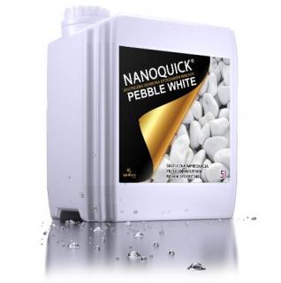 Impregnat do Białych Kamieni - Nanoquick Pebbles White 5L Impregnat Nanoquick Pebbles White 5L do Hydrofobizacji Otoczaków
