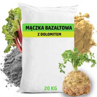 Mączka Bazaltowa z Dolomitem 20 % - Nawóz do Roślin i Warzyw