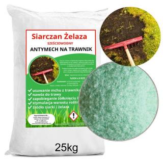 Siarczan Żelaza - Antymech - Nawóz do Trawnika - Chloroza Nawóz o szerokim zastosowaniu