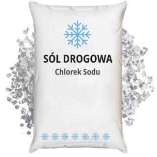 Sól Drogowa 25KG Sól drogowa workowana - Zwalcza gołoledź i śnieg