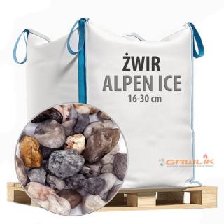 Żwir Perłowy 16-32mm Big Bag Żwir Alpen Ice Kamienie Ogrodowe 16-32mm w wygodnym worku typu Big Bag