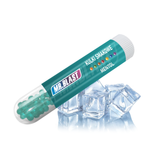 Kulki smakowe klik Mr. Blast - Mentol - 100 szt.