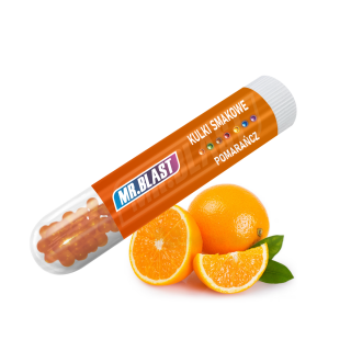 Kulki smakowe klik Mr. Blast - Pomarańcz - 100 szt.