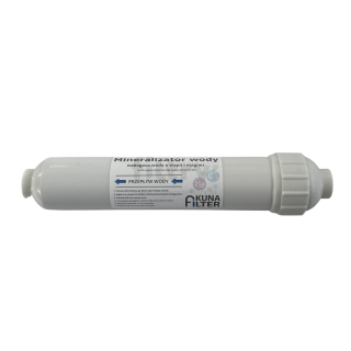 Mineralizator do filtra wody Kuna Filter Prestige. Mineralizacja wody po odwróconej osmozie. KF-MIN-PRESTIGE