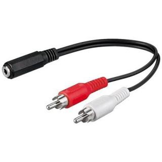 Przejściówka Goobay 50092 Audio cable adapter 3.5 mm do RCA ...nie z tej ziemi - OFERTY z KOSMOSU
