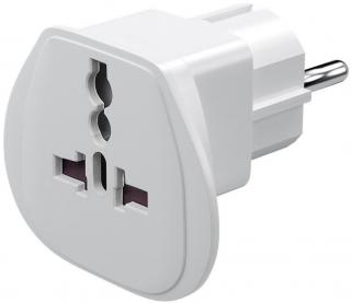 Travel Adapter Podróżny (UK, US, IT, CH, na EU) 94026 Goobay ...nie z tej ziemi - OFERTY z KOSMOSU