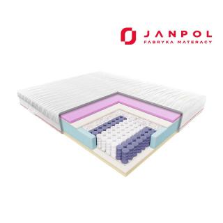 JANPOL ENYO - materac kieszeniowy, sprężynowy, Pokrowiec - Tencel, Rozmiar - 140x190 NAJLEPSZA CENA, DARMOWA DOSTAWA