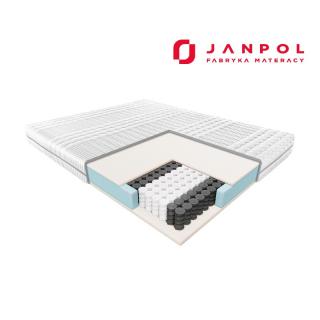 JANPOL KLIO - materac kieszeniowy, sprężynowy, Rozmiar - 100x200, Pokrowiec - Smart NAJLEPSZA CENA, DARMOWA DOSTAWA