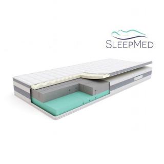 SLEEPMED COMFORT PLUS - materac termoelastyczny, piankowy, Rozmiar - 140x200 NAJLEPSZA CENA, DARMOWA DOSTAWA